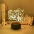 thumbnail image 2 of Motocicletas LED 3D que cambian de color con luz nocturna para niños, 2 of 5