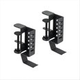 thumbnail image 1 of Desk Side Vertical Laptop Stand,No Drill Laptop Desktop Mount, Black, 1 of 5