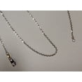 thumbnail image 6 of 14K 24in White Gold Diamond Cut/TexturedCable Chain with Lobster Clasp, Approx 14.5g, 6 of 10