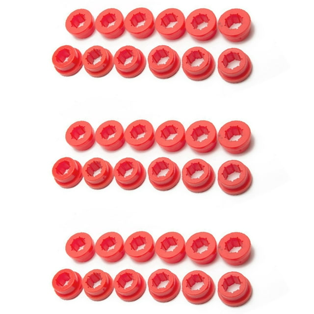 36Pcs/Lot Lower Control Arm Rear Camber Kit Replacement Bushings EP-CA0111 for 88-05 Ek Eg Es Red