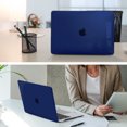 thumbnail image 7 of Fintie Case Bundle for 13-inch MacBook Air (A2337/ A2179 / A1932)(2020 2019 2018 Release) - Laptop Hard Shell Case with 2 Keyboard Cover & 1 Screen Protector, Crystal Navy, 7 of 7
