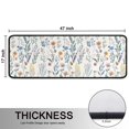 thumbnail image 5 of Kitchen Rugs Sets Of 2,Pioneer Flower Floral Print Pattern Anti Fatigue Kitchen Mat Rugs Non Slip Washable,Decorative Kitchen Floor Mats for Kitchen,Sink,Laundry,17"x47"+17"x47", 5 of 5
