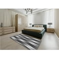 thumbnail image 4 of Ahgly Company Indoor Rectangle Patterned Dark Gray Area Rugs, 4' x 6', 4 of 6
