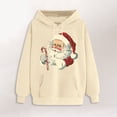 thumbnail image 2 of WILLBEST Sudadera con Capucha para Mujer, Estilo Navideño, con Estampado Navideño, Cuello Redondo y Manga Larga Diseño Holgado E Informal Grande, 2 of 3