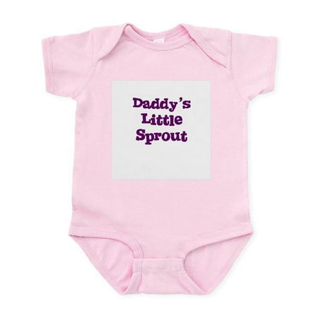 

CafePress - Daddy s Little Sprout Infant Creeper - Baby Light Bodysuit Size Newborn - 24 Months