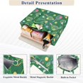 thumbnail image 3 of FORMRS Womens Corduroy Tote Bag Crossbody Shoulder Purse Handbag with Detachable Strap, Green Tennis Pattern, 3 of 7