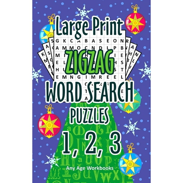 large print zigzag word search puzzles 1 2 3 walmartcom walmartcom