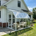 thumbnail image 2 of Palram - Canopia Sun Room 8' x 10' Polycarbonate Walk-In Greenhouse - White - with Roof Vent, 2 of 8