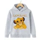 thumbnail image 2 of Sudadera con capucha con estampado de animales de dibujos animados para niños y niñas, de El Rey León, Simba, de manga larga, 2 of 5