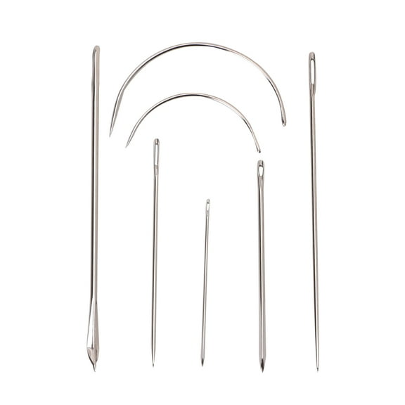 CIYISON 7Pcs Hand Sewing Needles Repair Kit Upholstery Carpet Curved Canvas