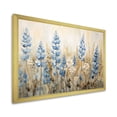thumbnail image 2 of Designart "Serene Blue Bonnets Field III" Blue Bonnets Picture Framed Wall Art Living Room, 2 of 5