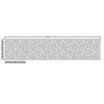 thumbnail image 3 of Ambesonne Floral Fabric by the Yard Upholstery, Curlicue Style Motifs Art, 10 Yards, Pale Grey and White, 3 of 5