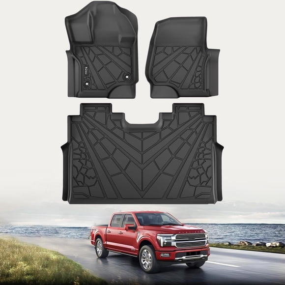 Alfombrillas KARPAL Fit 2015-2025 Ford F150 SuperCrew TPE