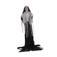 thumbnail image 2 of Decoración de Halloween de esqueleto fantasma, adorno de terror aterrador con ojos iluminados Negro, 2 of 9