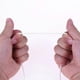 thumbnail image 5 of Audífonos K2 intrauditivos de cable trenzado con micrófono (plata + blanco), 5 of 9
