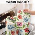 thumbnail image 5 of Pioneer Flower Floral Print Pattern Bathroom Rugs Mat, Non Slip Microfiber Bathroom Rug with Rubber Backing, Soft Mats for Bathroom Floor Tub Shower, 17"x47", 5 of 5