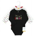 thumbnail image 2 of Hudson Baby Cotton Long-Sleeve Bodysuits, 3-Pack, Newborn- 24 Months, 2 of 5