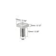thumbnail image 2 of Uxcell Square Head Bolt, 10 Pack M6x10mm 304 Stainless Steel Grade C Square Screws, 2 of 5