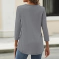 thumbnail image 5 of USA 250th Anniversary T Shirts for Celebrate 250th Anniversary of America Patriotic Veteran Tee America 250 Merchandise 3/4 Sleeved Top for Woman, 5 of 5