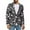 Christmas Black White, variant on Camouflage Print Men's Suit Jacket One Button Stretch Men's Casual Blazers Sport Coats Size 5XL Comfortable Long Sleeve Sport Coat Jacket Fashion Knit