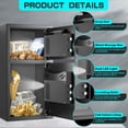 thumbnail image 2 of 6.0 Cubic Feet Extra Large Fireproof & Waterproof Safe Box with Backlit Touch Keypad & Drop Slot, Durable Electronic Coin Safe for Home, Drop Safe with Fireproof Waterproof Bag, 2 of 8