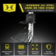 thumbnail image 2 of Open Box Hawk Kickback LVL Steel Hang-On Tree Stand w/ Leg Extension Footrest, 2 of 11