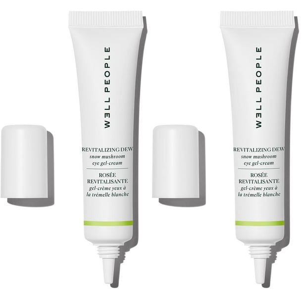 Gel y crema para ojos Well People revitalizante Dew Snow Mushroom