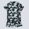 thumbnail image 4 of Ruyang Boys Girls Satin Shirts Set Classic Silk Short Sleeve Tshirt Bbutton Down Top Tees+Shorts Casual Summer Outfits, 4 of 4