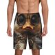 thumbnail image 1 of Balery Vintage Gentleman Duck Pantalones cortos de pijama de punto de algodón para hombre con cinturilla y bolsillos-4X-Large, 1 of 6
