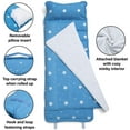 thumbnail image 6 of Delta Children Nap Mat with Included Pillow and Blanket for Toddlers and Kids | Features Carry Handle with Strap Closure | Rollup Design | Ideal for Preschool and Daycare, Deep Space, 6 of 7