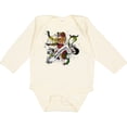 thumbnail image 3 of Inktastic Buchanan Tartan Lion Boys or Girls Long Sleeve Baby Bodysuit, 3 of 5
