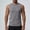 Dark Gray, variant on BRGZLK Men's Cotton Sleeveless Shirt Workout Muscle Tank Tops Casual Washed T Shirts Summer Beach