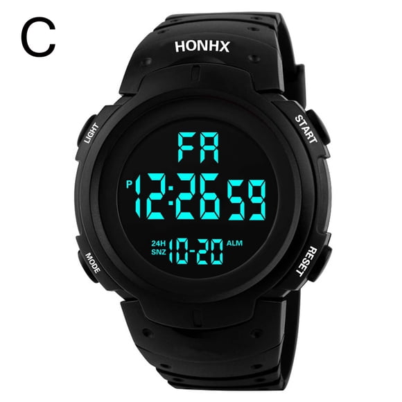 Reloj deportivo para hombre, relojes para hombre, reloj digital LED para hombre, reloj deportivo con fecha para hombre, reloj electrónico para exteriores, reloj general