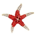 thumbnail image 5 of Yesbay Colorful Rhinestone Starfish Brooch Elegant Clothing Accessories Men Women Bag Hat Business Suit Lapel Pin Jewelry Gift, 5 of 8