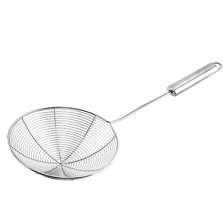 

Mesh Strainer Skimmer Ladle Stainless Steel Long Handle Kitchen Frying Cooking Steaming Colander Spoon