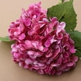 thumbnail image 5 of Artificial Flowers Outdoor Artificial Hydrangea Flowers UV Resistant Fake Plants, Faux Plastic Flower for Indoor Outside Hanging Plants Garden Porch Window Home Wedding Decor (Purple Pink), 5 of 5