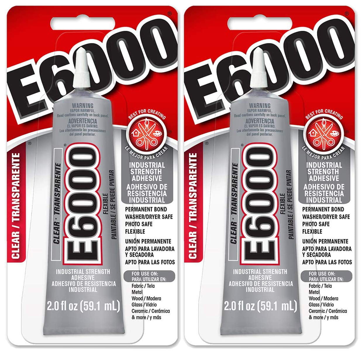 E6000 237032 Craft Adhesive, 2 fl oz Clear