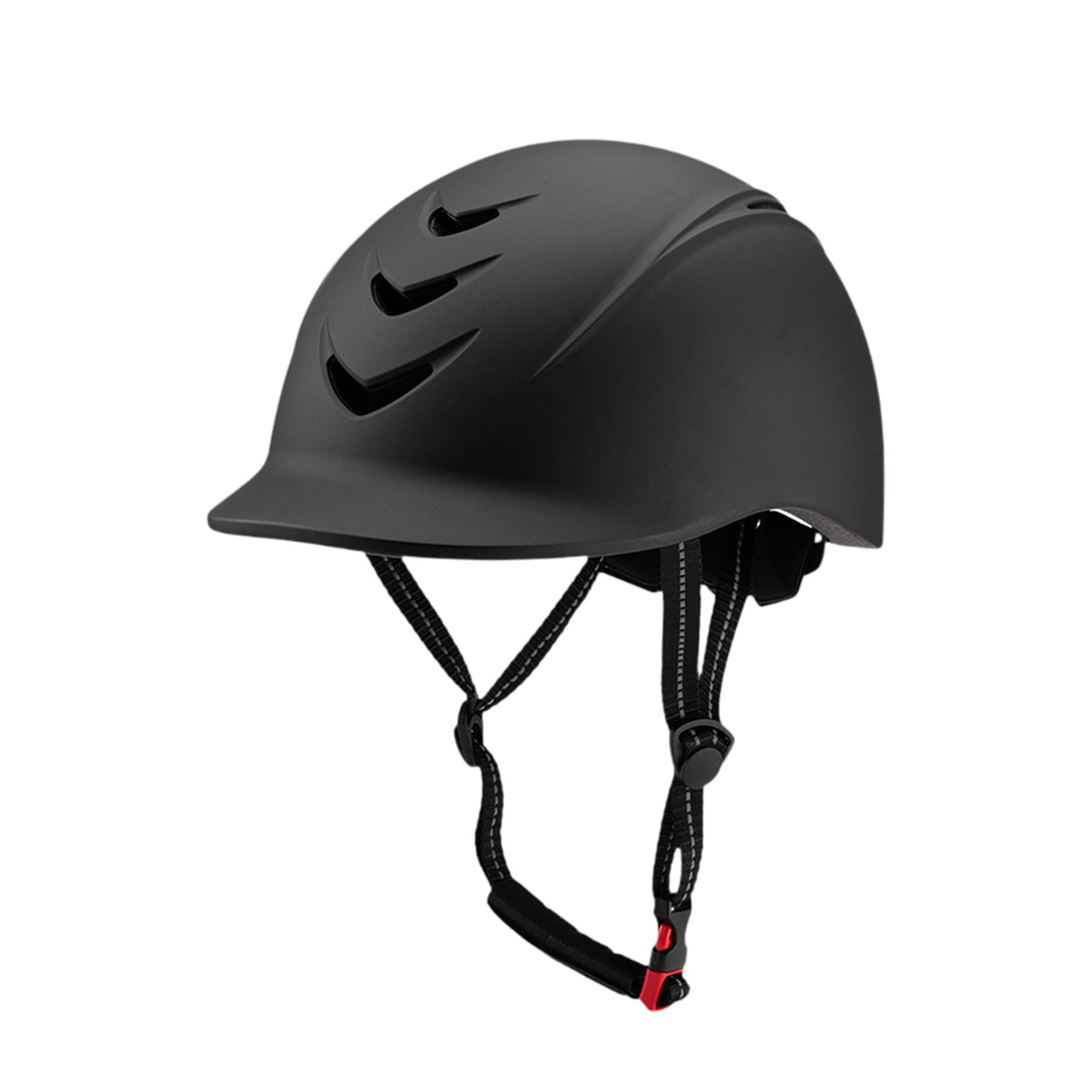 GARENDE Equestrian Helmet Adjustable with Removable Liner Summer Horse Riding Helmet black