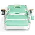 thumbnail image 3 of Ostrich The Deluxe 3N1 Lightweight Outdoor Beach Lounge Chair w/Footrest, Teal, 3 of 12