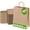 Brown - Medium Size, variant on 100 Pcs Paper Gift Bags with Handles, Medium Size Brown Paper Bags 8x4.25x10.25 Inch, Kraft Bag Bulk for Party, Favor, Holiday, Goodie, Grocery and Shopping