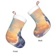 thumbnail image 3 of Honeii Sunshine Colorful Cloud Rabbit for Christmas Stocking,Large Xmas Stocking,Holiday and Family Stocking for Fireplace Christmas Holiday Party Decoration, 3 of 7