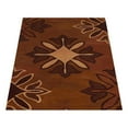 thumbnail image 4 of Rugsotic Carpets Hand Tufted Wool Eco-Friendly Area Rugs - 6'x9', Rectangle, Brown, Modern Contemporary Design, High Pile Handmade Anti Skid Rugs for Living Room, Bed Room (K06020), 4 of 5