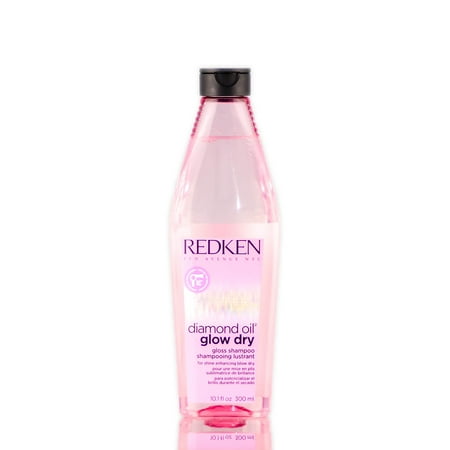 Redken Diamond Oil Glow Dry Gloss Shampoo- 10.1oz - Pack of 1 with Sleek Comb