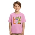 thumbnail image 7 of LRen Girls Easter Shirt Size 6 Bunny Eggs Hunts Short Sleeve T Shirt Top Loose Happy Easter Blouse Tops Tee for Toddler & Kids, 7 of 7
