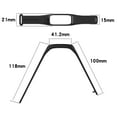 thumbnail image 4 of Soft Silicone Strap Compatible For OnePlus band / OPPO band Replacement Wristband 13 dark pink for oneplus band, 4 of 6