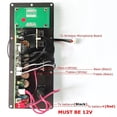 thumbnail image 4 of Placa amplificadora de 12V, amplificador de altavoz, Bluetooth, AUX, tarjeta TF, grabación en disco U, Panel de altavoz de 6-12 pulgadas y 80W, 4 of 5