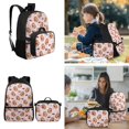 thumbnail image 2 of KUIFORTI Cherry Capybara Bookbag and Lunch Box, 4 Piece Kids Backpack Set for Boys Girls Elementary School, Cool School Bag with Pencil Pouch Water Bottle Sleeve Back to School Essentials Gifts, 2 of 7
