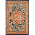 thumbnail image 2 of SAFAVIEH Evoke Westley Bordered Area Rug, Blue/Orange, 6'7" x 9', 2 of 9