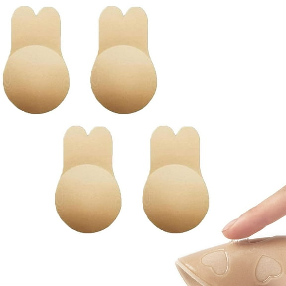 Invisible Lifting Bra,Reusable Rabbit Sticky Bra,Backless Strapless Bras for Women