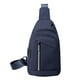 thumbnail image 1 of Dinheiro Bolso nuevo de pecho bolso de hombro de nailon impermeable para hombre azul, 1 of 5